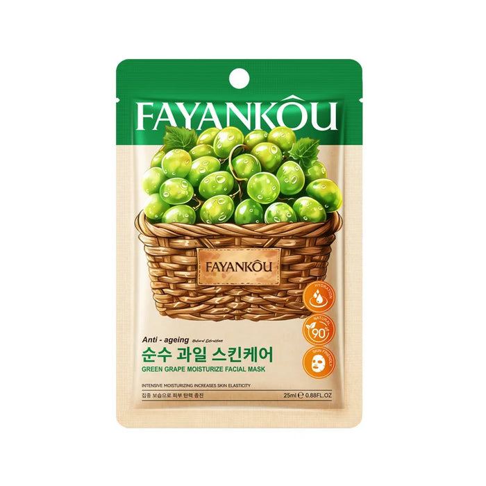 8 Piece Fayankou Fruit Face Masks Hydrating & Anti Aging