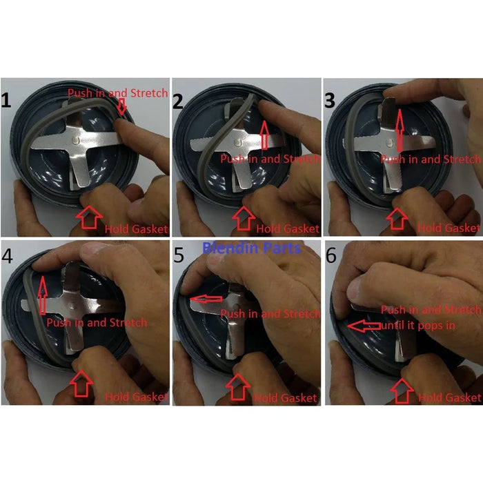 3 Pieces Gaskets With Lip Compatible With Nutribullet 900W Blenders Juicers
