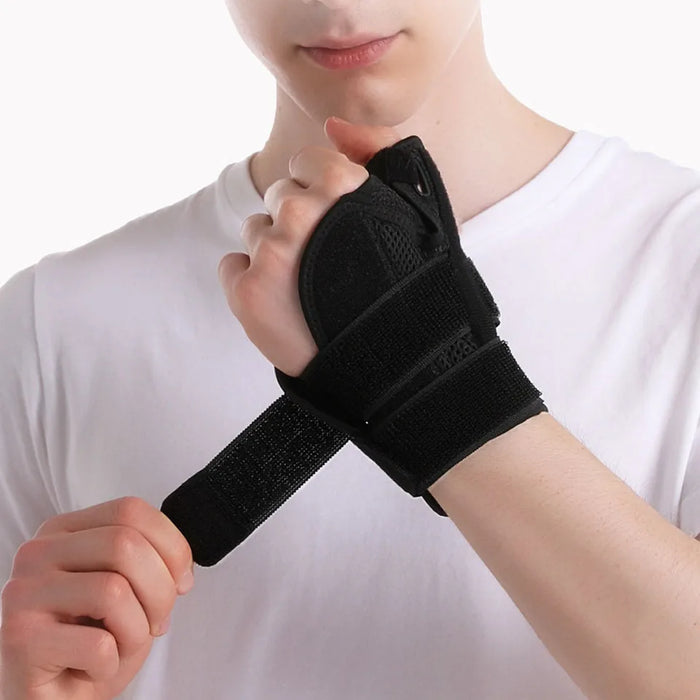 Flexible Wrist Thumb Support Brace For Tendonitis & Arthritis Fits Both Hands