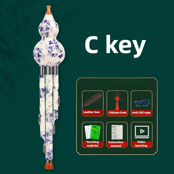 Professional Chinese Resin Hulusi In C Key For Beginners