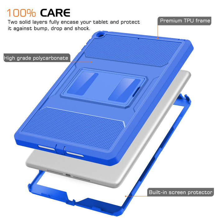 For 2018 / 2017 Ipad 9.7 6Th / 5Th Generation Heavy Duty Shockproof Full Body Rugged Hybrid Case With Built-In Screen