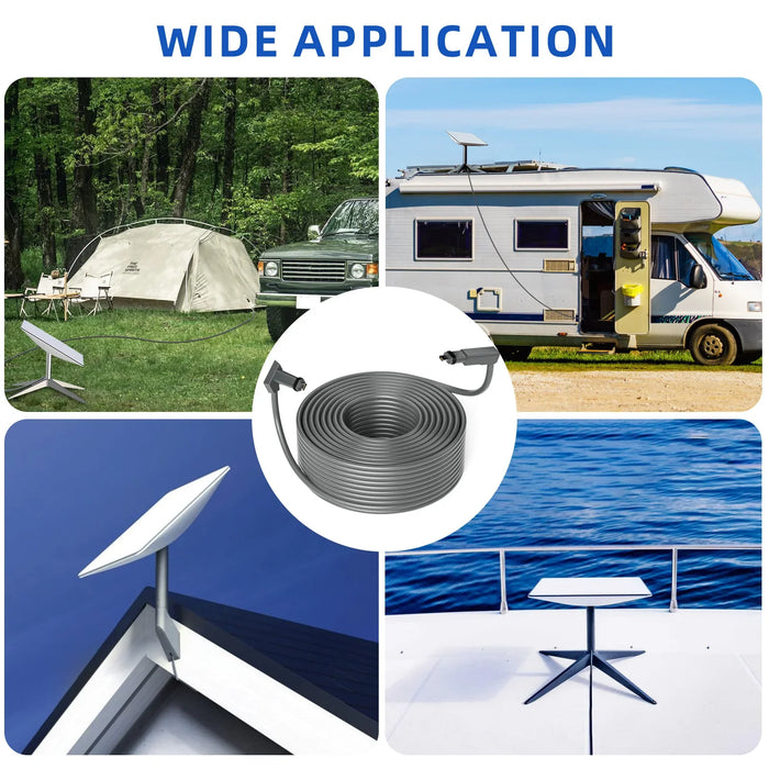 2M Starlink Router Extension Cable 1200Mbps Transfer Rate Plug & Play Repair Kit