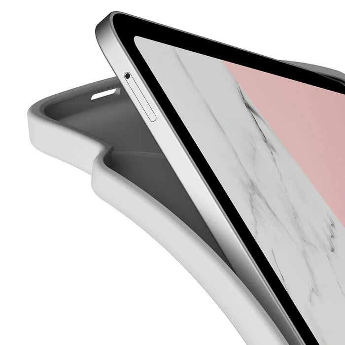 For Ipad Pro 11 2024 Release Cosmo Full-Body Trifold Stand Marble Flip Case With Auto Sleep