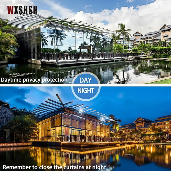 Uv-Proof One Way Mirror Film - Silver