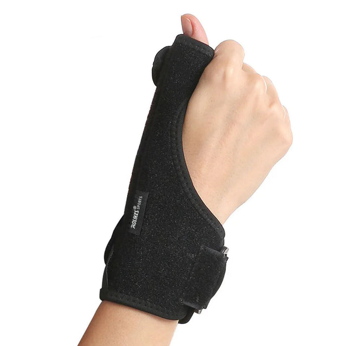 Sport Wrist Thumbs Guard With Plate Support Injury Recovery Wrap