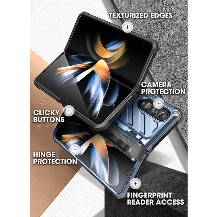 For Samsung Galaxy Z Fold 4 5G 2022 Ub Pro Full-Body Dual Layer Rugged Case With Built-In Screen Protector