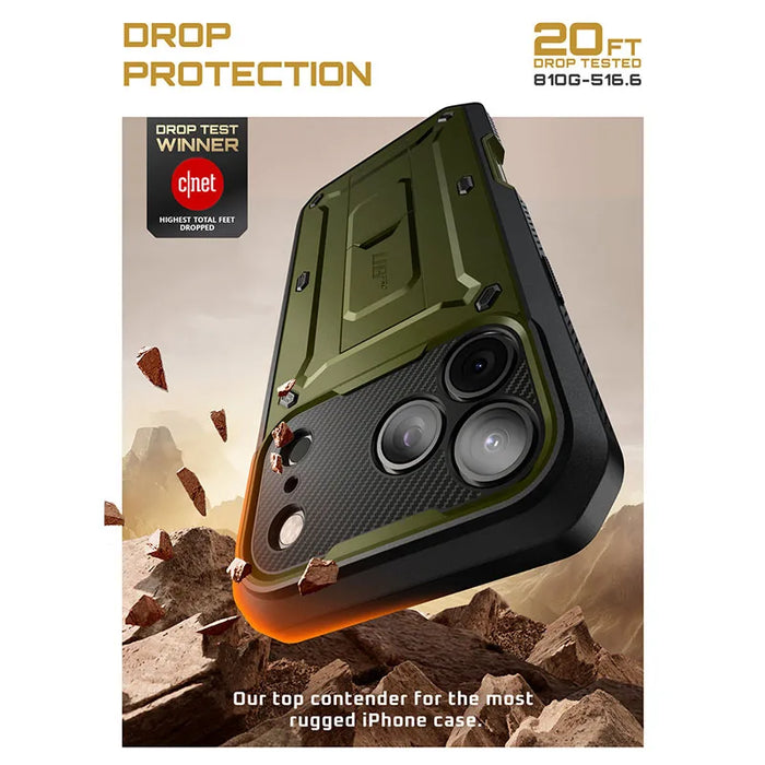 For Iphone 17 Pro Max 6.9 Inch 2025 Ub Pro Full-Body Heavy Duty Rugged Phone Case With Built-In Screen Protector