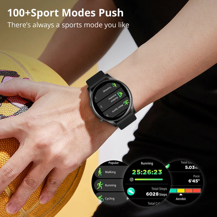 Unisex Amoled Smartwatch For Health & Fitness Tracking