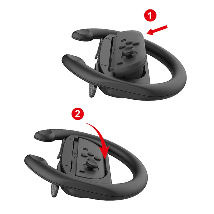 2Pcs / Set For Switch 2 Racing Steering Wheels Controller Gamepad Steering Wheel Controller Handle Holder For Switch 2 Accessories