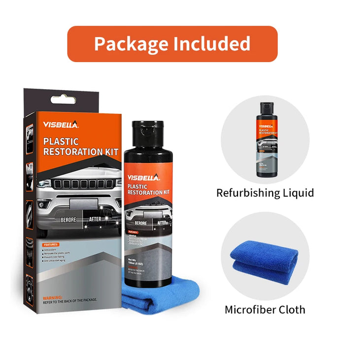 Car Plastic Restorer Coating Gloss Shine Seal