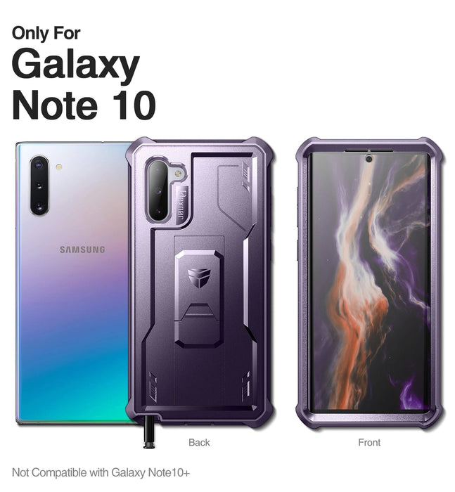 For Samsung Galaxy Note 10 Shockproof Heavy Military Grade Protection Case With Built-In Screen Protector Kickstand