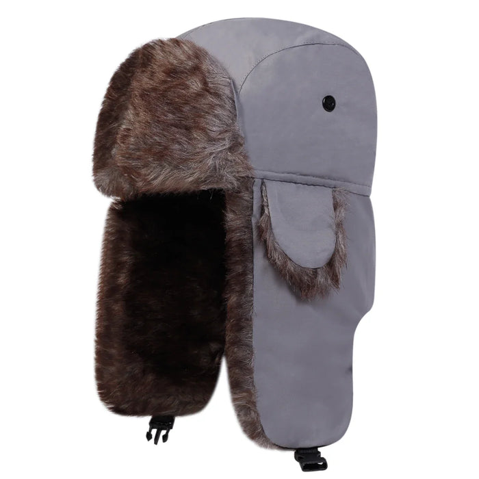 Winter Earflap Ski Hat For Outdoor Activities Unisex Bomber Hat For Warmth And Style