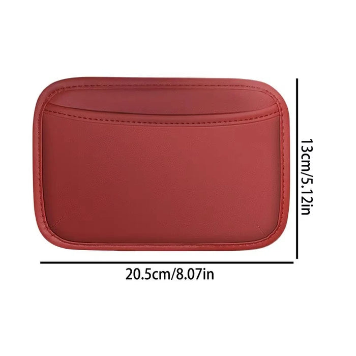 Car Storage Pocket Organizer Self Adhesive Sticky Seat Back Side Door Phone Purse Card