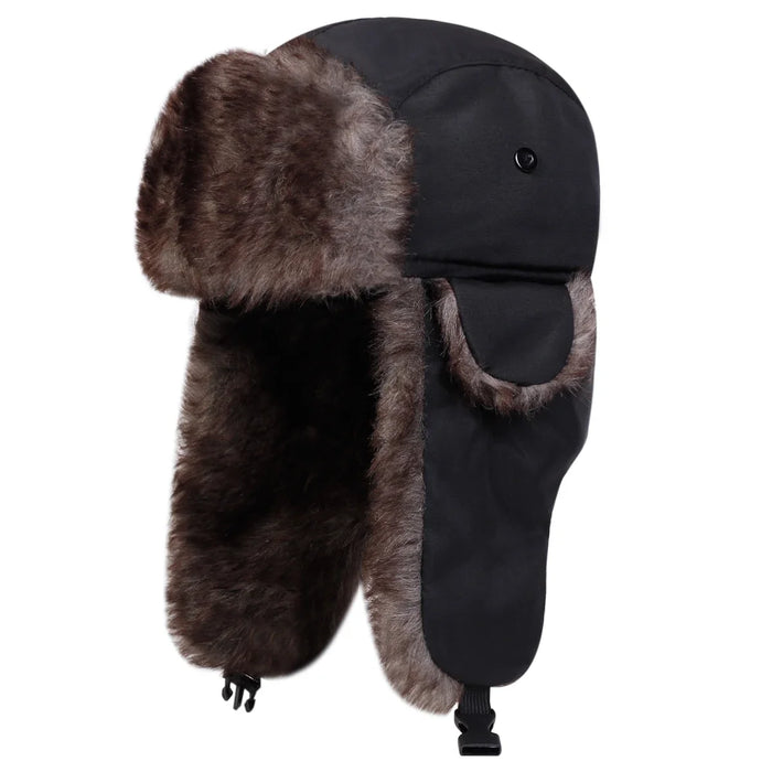 Winter Earflap Ski Hat For Outdoor Activities Unisex Bomber Hat For Warmth And Style