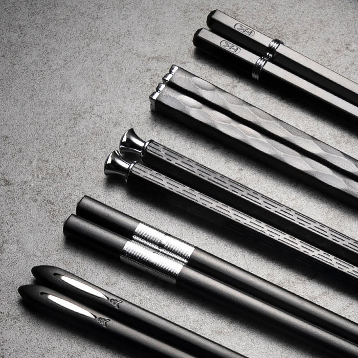 5 Pairs Non Slip Japanese Chopsticks For Sushi