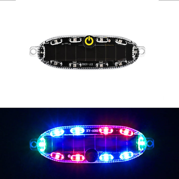 Solar Anti-Rear Collision Car Safety Light Flash Tail Light