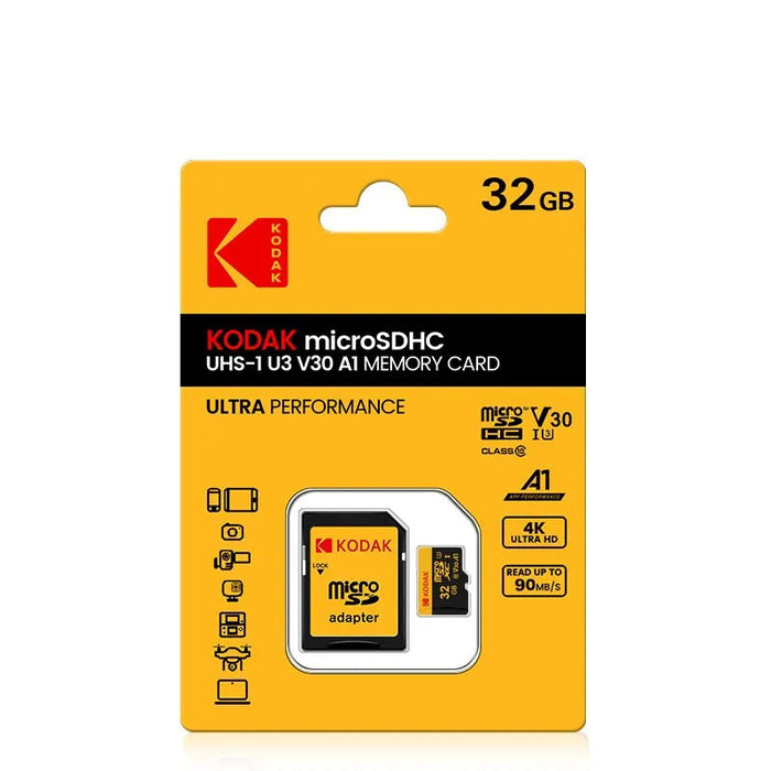 Kodak High Speed 256gb Micro Sd Card Class 10 4k Tf Mecard C10