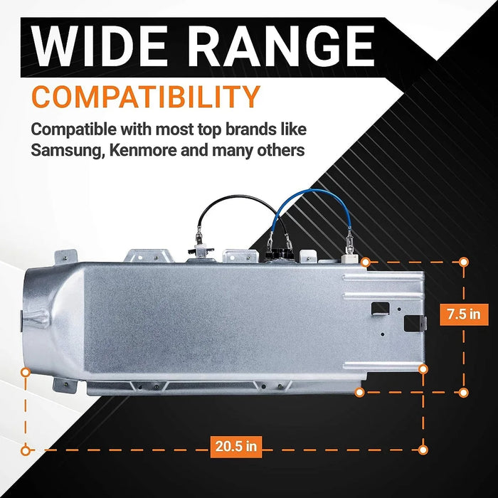 Dc97-14486A Dryer Heating Element Assembly Compatible With Samsung & Kenmore Dryers Ap4342351 Dc97-14486A Ps4220205