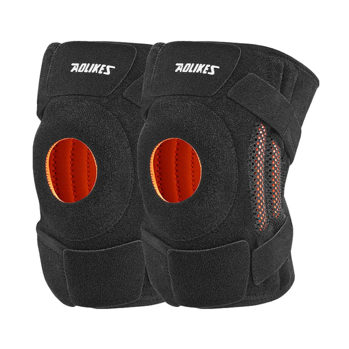 Pair of Knee Braces With Side Stabilizers Pain Relief For Men And Women Running Cycling Climbing