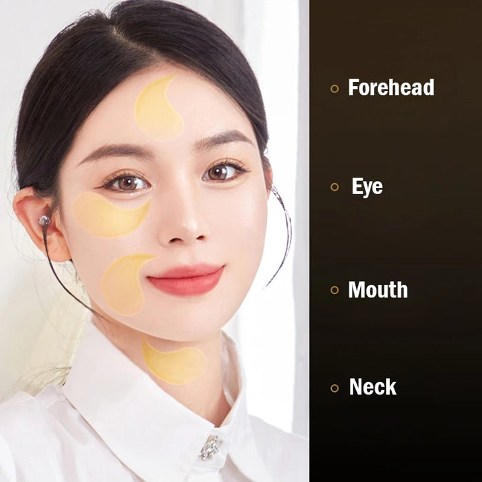 60 Piece Seaweed Gold Collagen Eye Mask For Dark Circles & Bags