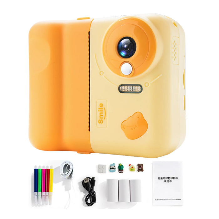 Hd 1080P Digital Camera Video Mini Camera Printer Kids Instant Camera Print 2.4 Ips Screen Children Video Camera For Kids Toys