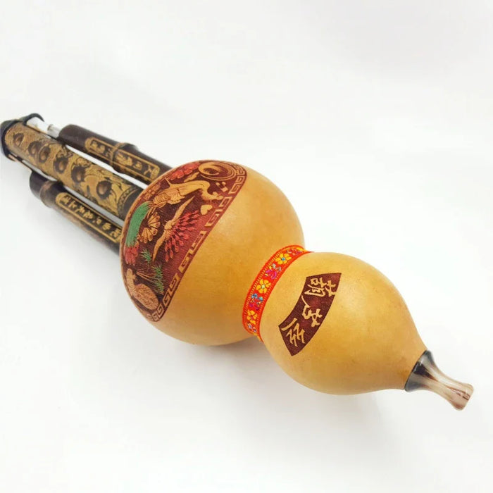 Professional Bamboo Hulusi For Adults A Key Gourd Wind Instrument
