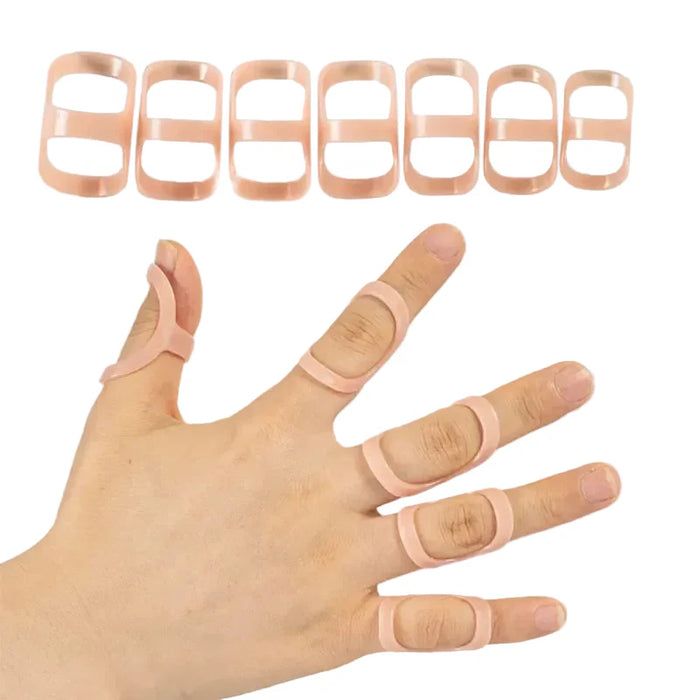 5 Piece Finger Splint Bracket Protector Straightening Arthritis Finger Splint Fixed Adjustable Broken Finger Joint Stabilizer