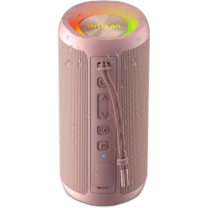 Waterproof Bluetooth Speaker 24W Sound Colourful Lights