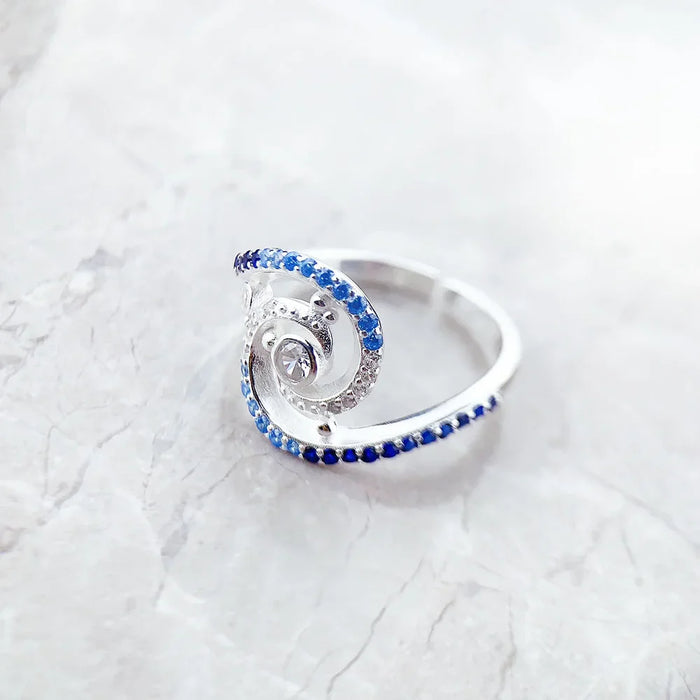 925 Sterling Silver Pure Ring Romantic Gift For Women