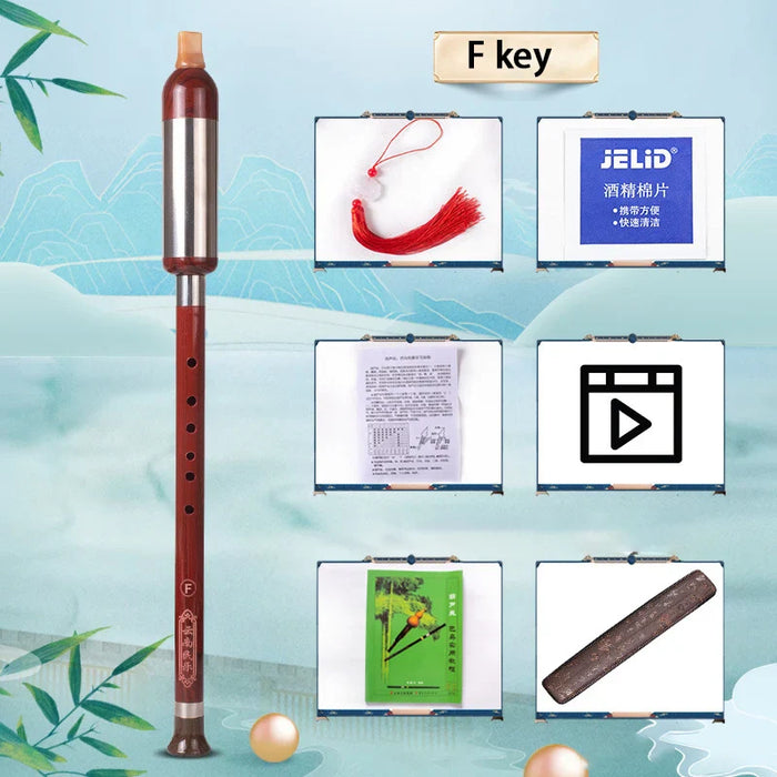 Chinese Vertical Bawu Flute For Adult Beginners