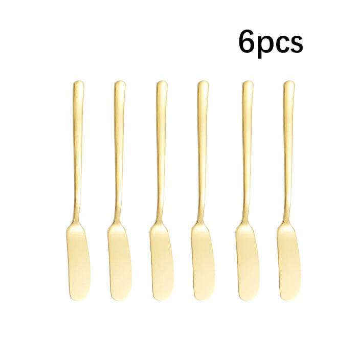 2 / 4 / 6 Piece Stainless Steel Butter Knives For Cheese Chocolate And Jam