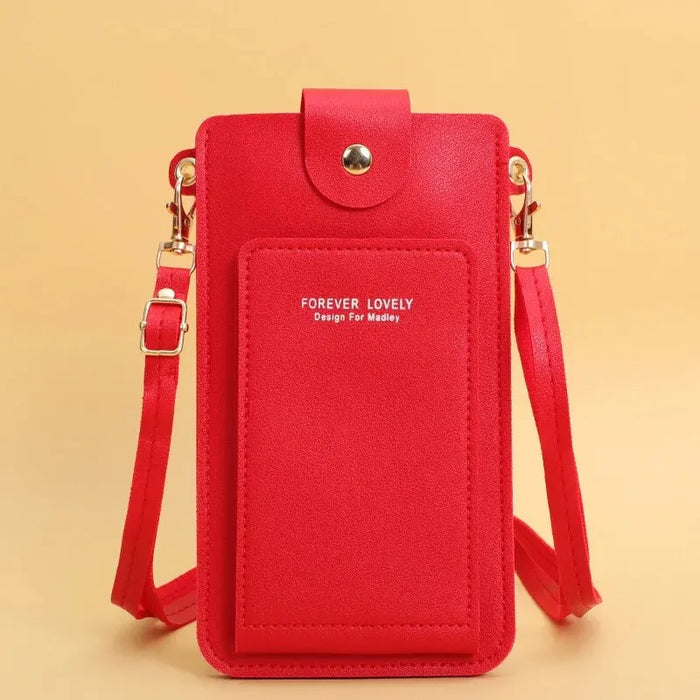 Soft Leather Crossbody Wallet for Women