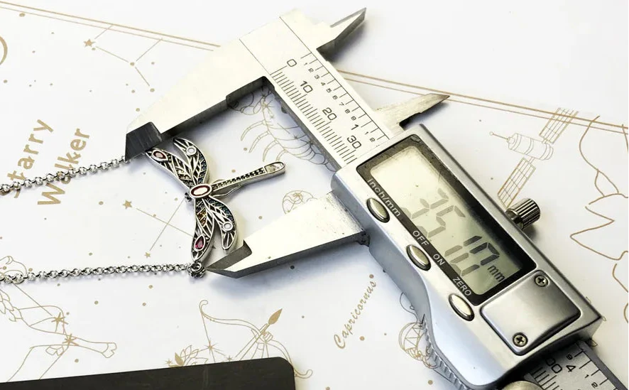 925 Sterling Silver Bohemian Dragonfly Necklace Playful Design For Women