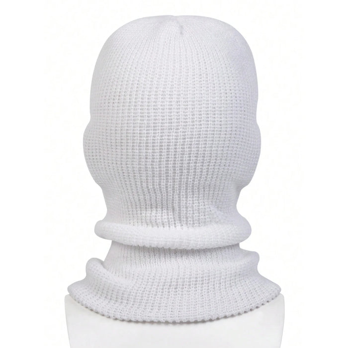 Embroidered Spider Masked Hat Winter Knit Beanie For Outdoor Activities