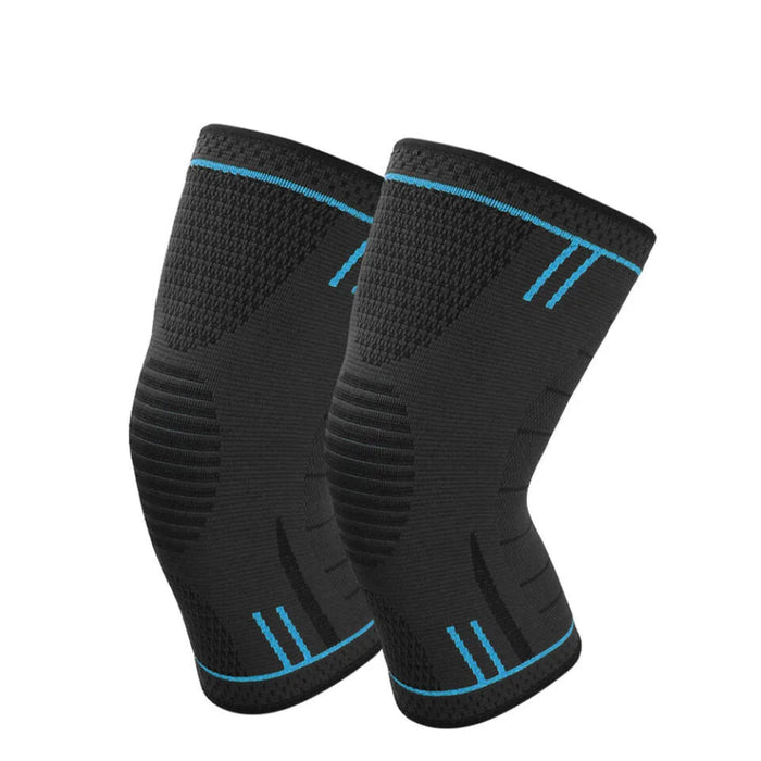 Pair of Non Slip Silicone Knee Pads For Sports Running Cycling Basketball Arthritis & Injury Recovery