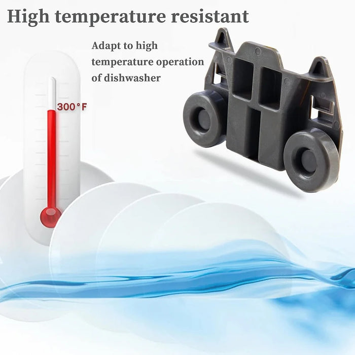 4 Pack W10195417 Dishwasher Wheel Lower Rack For Kenmore Whirlpool Kitchenaid Ap4538395 Ps2579553 Wpw10195417 Ah2579553 Ea2579553