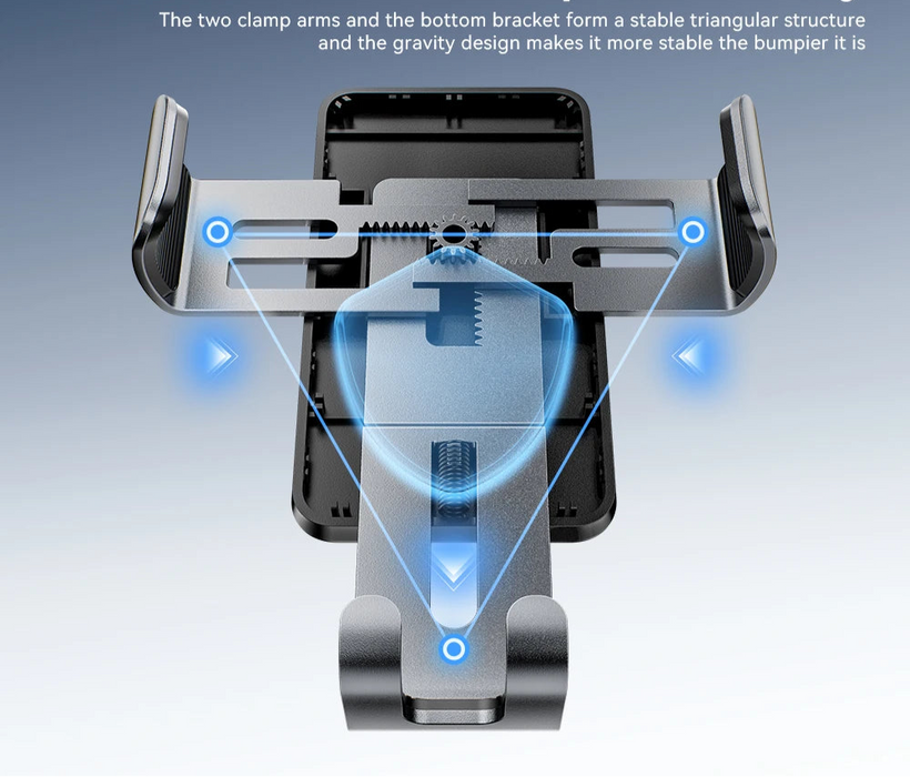 Gravity Car Phone Holder Air Vent Clip Mount Mobilephone Stand For 4.7-6.5 Inch Phone For Iphone 16 15 14 13 Pro Xiaomi