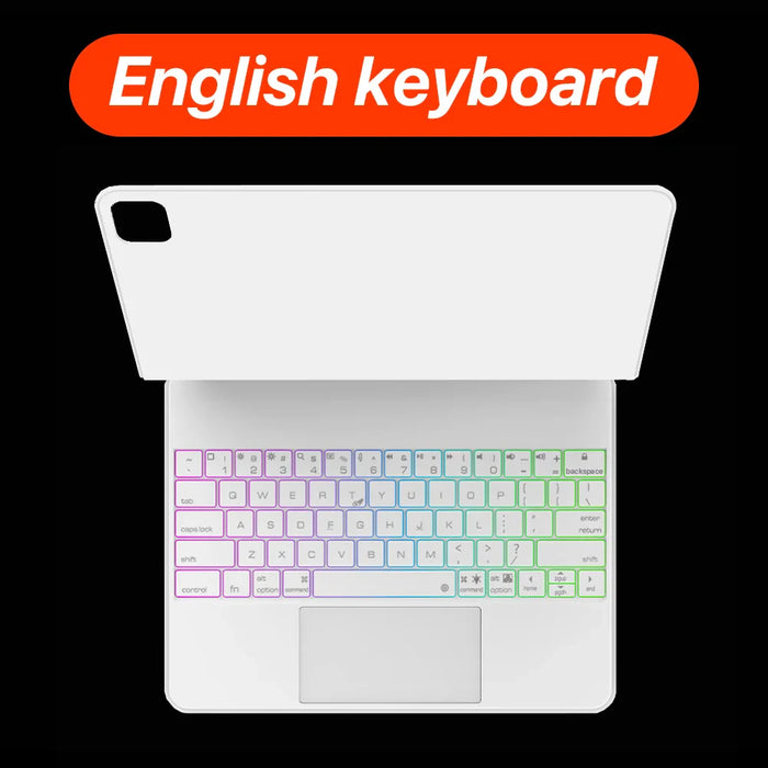 Backlit Touchpad Keyboard For Ipad Pro 11 Air 4 5 10.9 Compatible With Ipad Wireless Bluetooth Case Included