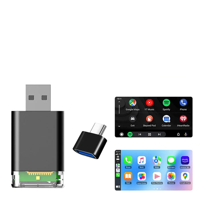 Wireless Carplay & Android Auto Adapter For Car Radio