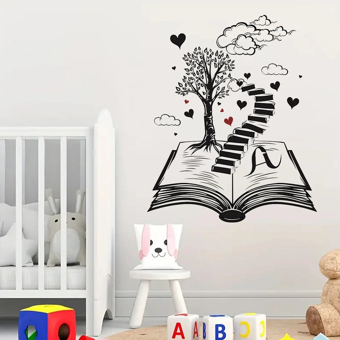 Fairy Tale Staircase Wall Stickers For Kids Room Decor