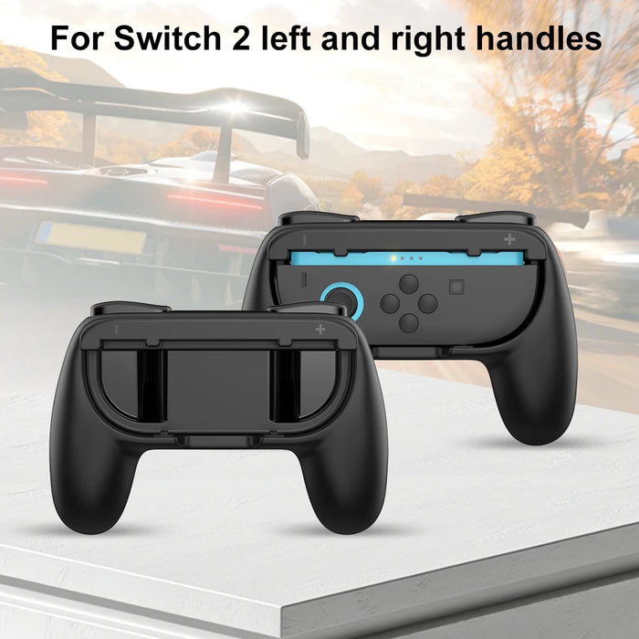 For Switch 2 2Pcs Hand Grip Joy-Con Comfort Holder Grip Ergonomic Game Controller Handle Grip For Switch 2 Hand Grip Accessories