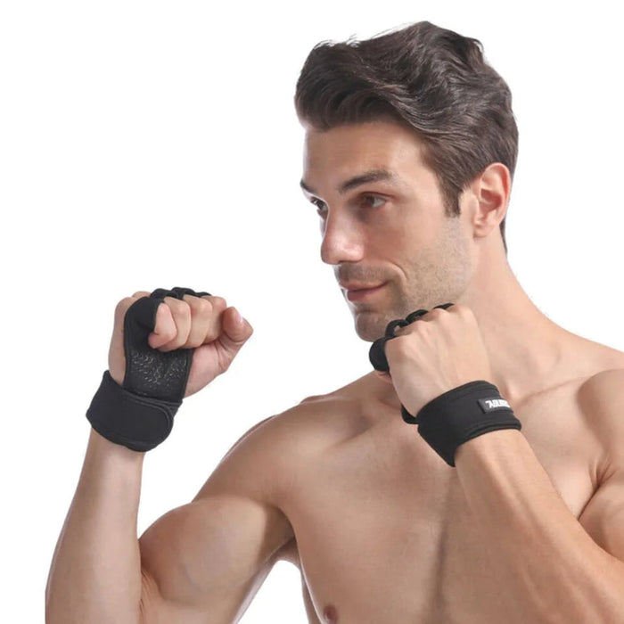 Crossfit Gym Gloves For Men & Women Wristband Hand Protector