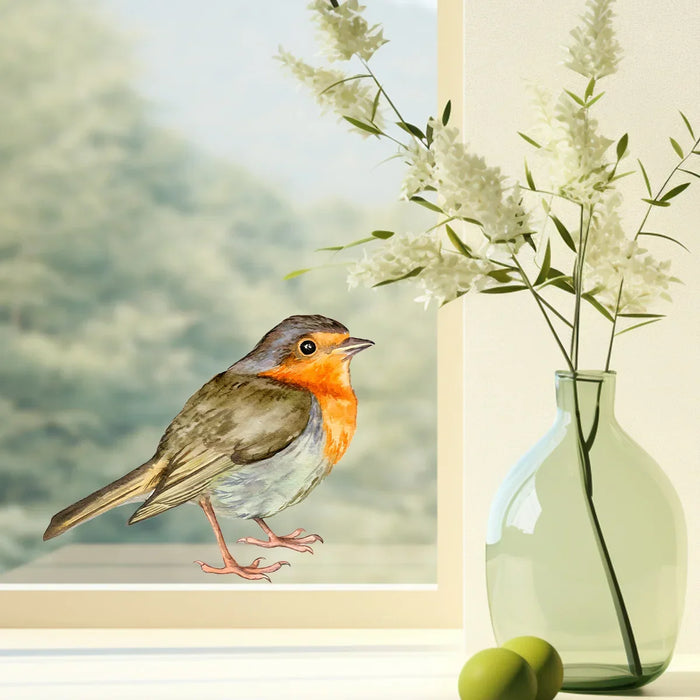 Charming Watercolour Bird Window Stickers For Home Decor