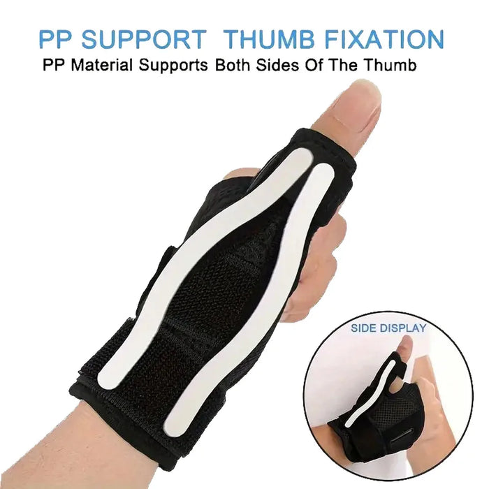 Flexible Wrist Thumb Support Brace For Tendonitis & Arthritis Fits Both Hands