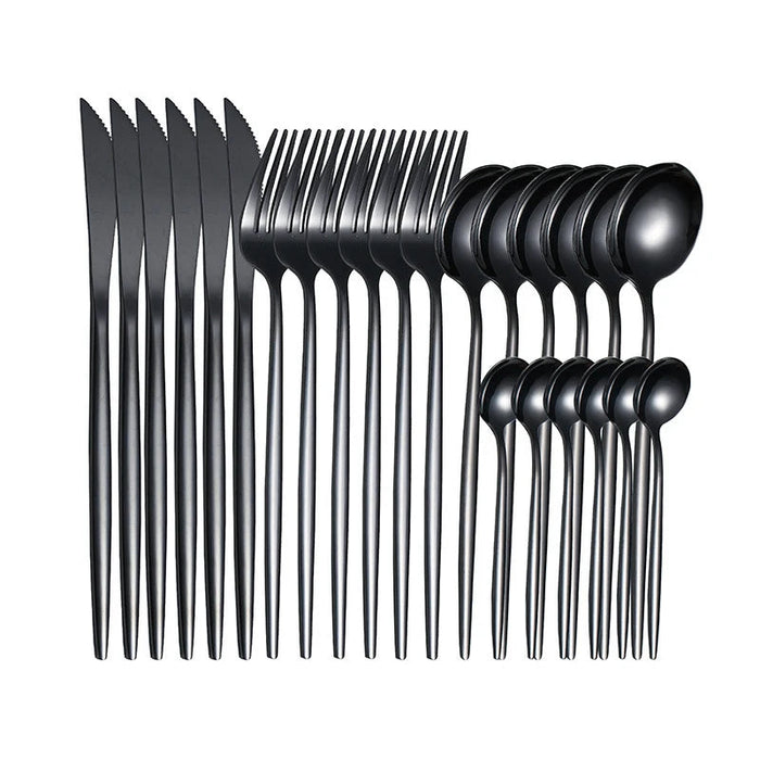 4 / 6 / 16 / 24 Piece Portuguese Style Cutlery Set For Home Restaurant Or Hotel