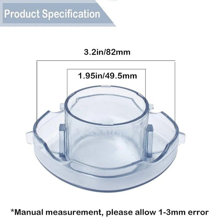 Lid Plug For Vitamix 64Oz Container Blender Fit For Drink Machine 2 Speed Vita Prep Vita Prep 3 Xl Blender Plug