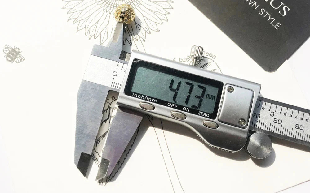 925 Sterling Silver Golden Bee Winter Charm For European Bracelets