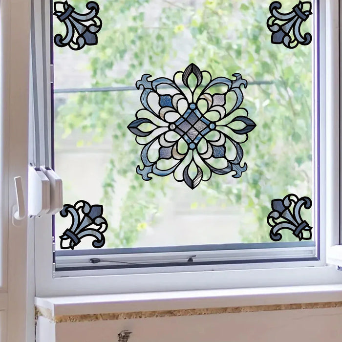 1Pc Moroccan Geometric Window Sticker For Home Decor