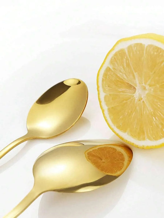 2 / 8 / 12 / 24 Piece Stainless Steel Fork & Spoon Set For Home Restaurant Wedding Party Kitchen