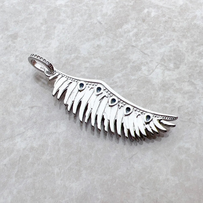 925 Sterling Silver Phoenix Wing Pendant Bohemian Style Gift For Women